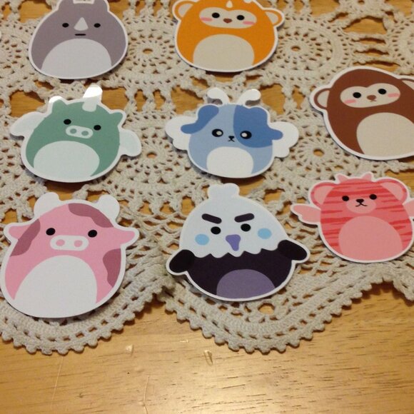 Cute animals, colorful stickers for cellphones, laptop, lockers, crafts - Picture 2 of 5